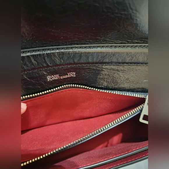 Diane Von Furstenberg Bonne Soiree Python Shoulder Bag - Picture 12 of 16